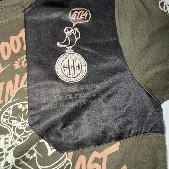 GTL4 “Good Things Don’t Last Forever” Tee (Olive, Size S) - Picture 3 of 5